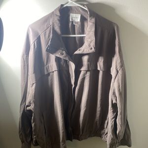 Nine West Women’s Plus 3x Grey Lightweight and Loose Fit jacket Great Condition